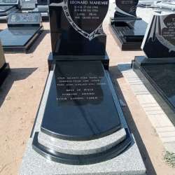 A 4 step rounded Tombstone 