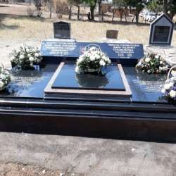 Double Grave Tombstone 